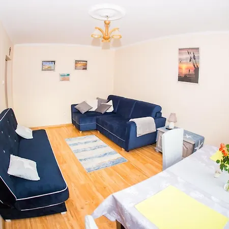 Apartament U Rybaka Łeba Esterno foto