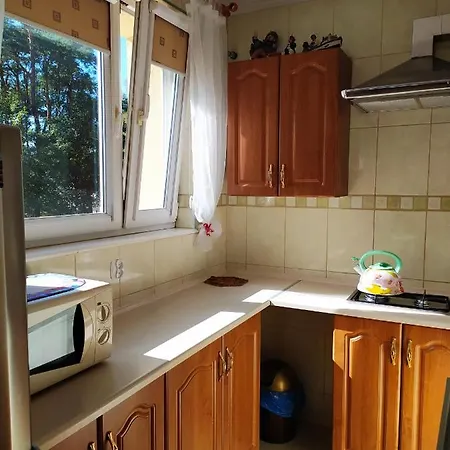 Apartament U Rybaka Łeba Esterno foto